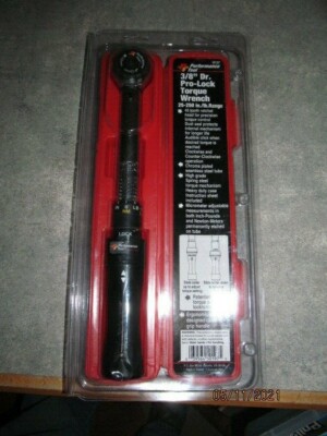 Wilmar M197 Performance Tool 3/8'' Drive 250 inlb Torque Wrench w storage case