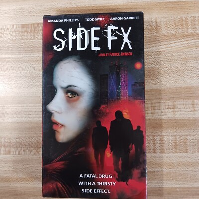 Side FX 2004 VHS Horror Vampire B Movie Amber Heard 00's Vintage Patrick Johnson