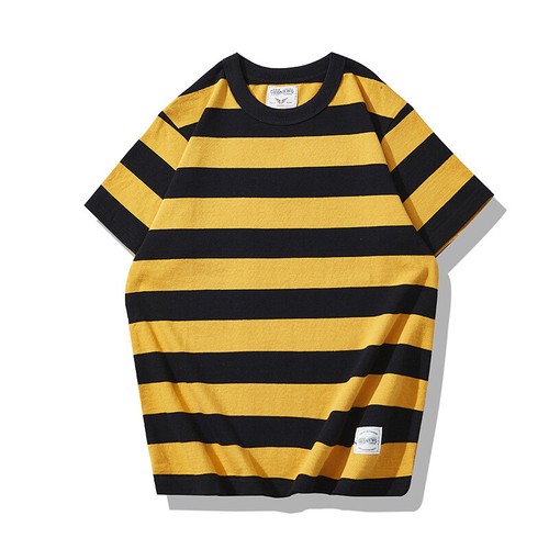 Vintage Men Prisoner Striped T-Shirts Causal Motorbike Short Sleeve Tee Shirt - Picture 11 of 20