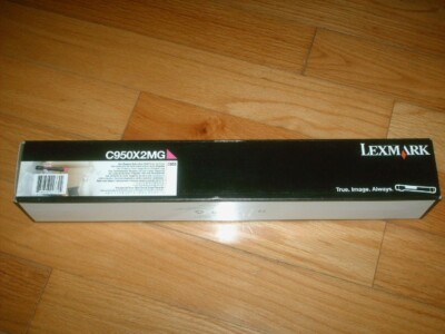 GENUINE LEXMARK EXTRA HI-YLD MAGENTA TONER CARTRIDGE C950X2MG C950 FACTORY SEALE