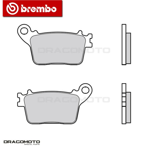 HONDA CBR 600 RR 2007 2008 pastillas de freno trasero CC BREMBO ceramica carb... - Imagen 2 de 4