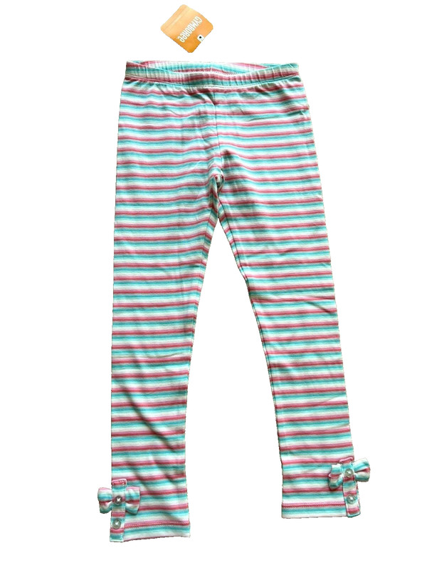 NWT NEW Gymboree striped print  leggings cotton blend 5T 5 years old girl