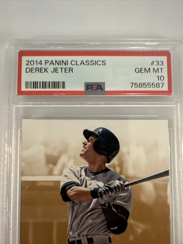 2014 Panini Classics Derek Jeter #33 PSA 10 Gem Mint HOF New York Yankees - Image 4 of 4