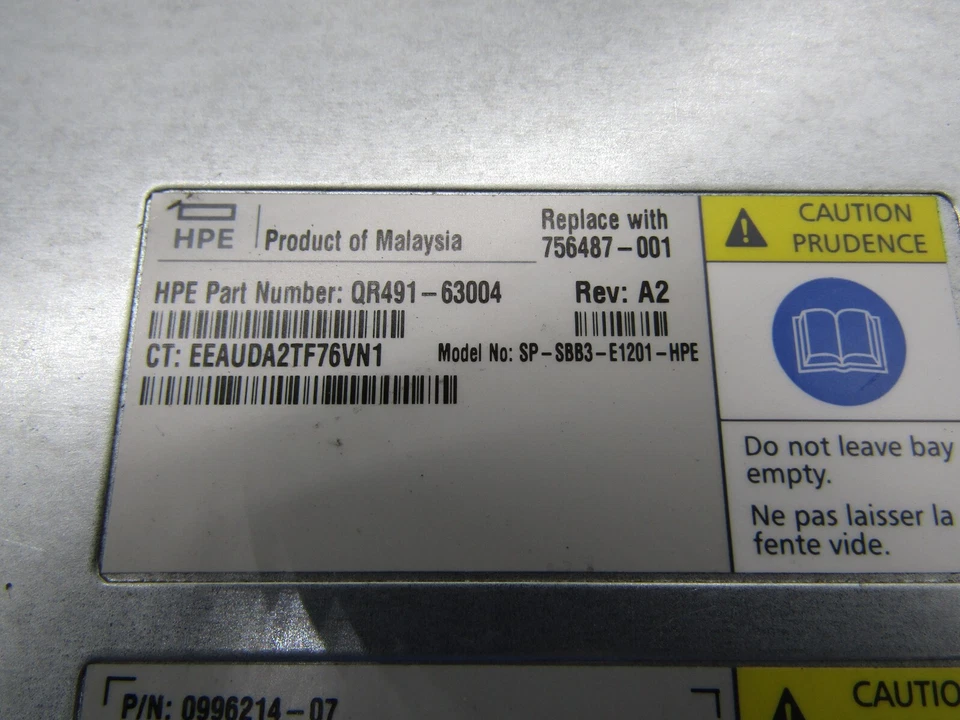 LOTE DE 2 CONTROLADORES DE MATRIZ DE DISCOS DE ALMACENAMIENTO HP QR491-63004 Foto 4 de 4
