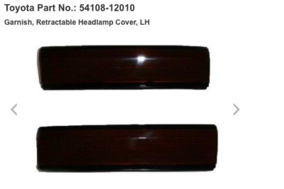 TOYOTA GENUINE Corolla Levin Trueno AE86 Headlight Eye Brow Cover Left Right set