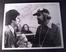 NORMAN JEWISON 8X10 SIGNED AUTOGRAPH, WITH AL PACINO LIFETIME COA. 