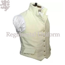 Regency Wool Waistcoat Colonial Vest Revolutionary War Waistcoat Fast Shipping