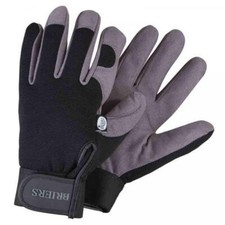 Briers Professional Black Professional Garden Work Gloves - Large