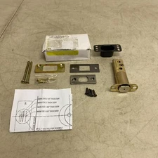 Signature Hardware Deadbolt 2-3/4'' Latch Set - Includes Latch, Strike Plate, ..