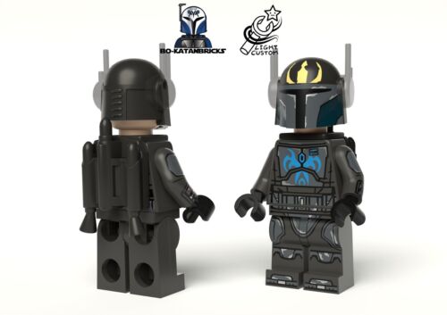 LEGO Star Wars Light Customs GCC Pre Vizsla Pad Printed Minifigure NEW - Zdjęcie 3 z 3