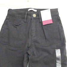 SO Jeans Womens 3/26 Black High Rise Curvy Jegging Stretch Denim Meas 26x29 City