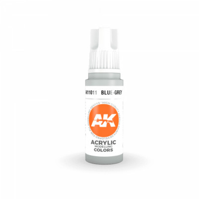 Blue Grey Acrylic Paint 17ml Bottle AK INTERACTIVE 11011 3rd Generation