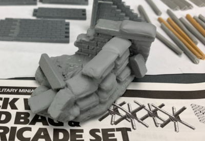1:48 / 1:32 WWII Brick, Sandbag & Barricade Grouping PM0721 LZ | eBay