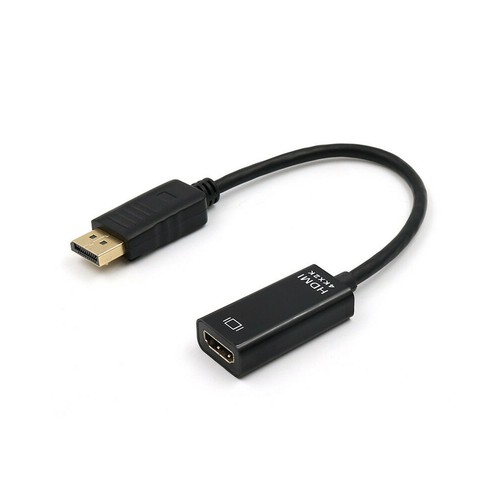 DP to HDMI display port 4k adapter female male Compatible for Lenovo Dell HP AMD - Picture 2 of 4