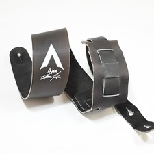 ESP Ltd "THE ALFEE" Genuine Veg-Tan Leather Guitar Strap, Japan - 2.3" Wide