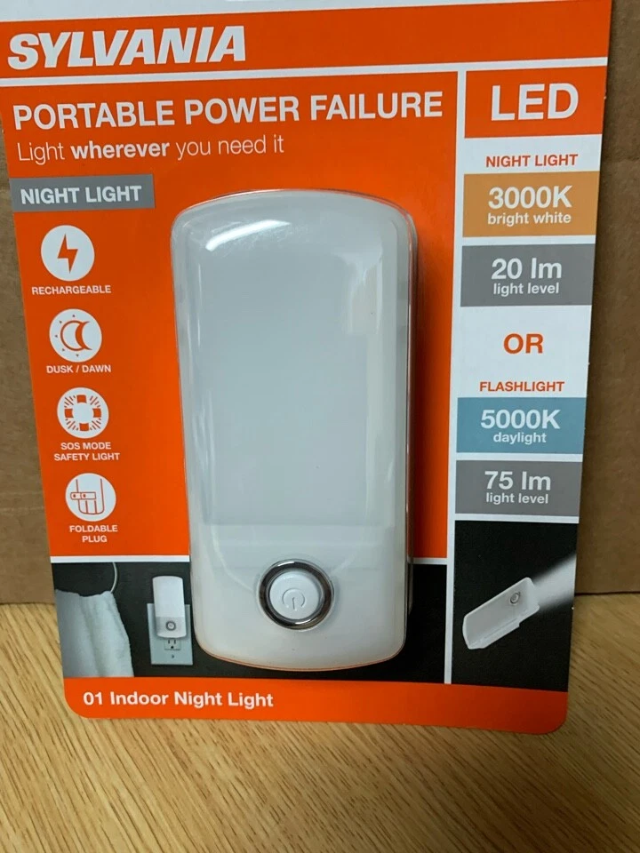 Sylvania 3 in 1 LED Power Failure Night Light eBay