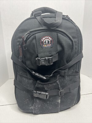 Black Tamrac Extreme Series Backpack Nylon Photographer Padded Travel Bag