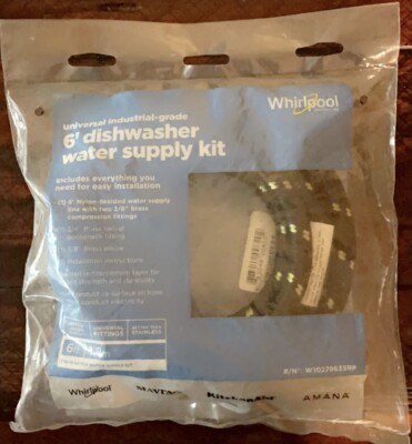 Genuine Whirlpool W10278635RP Water Line Kit New Sealed
