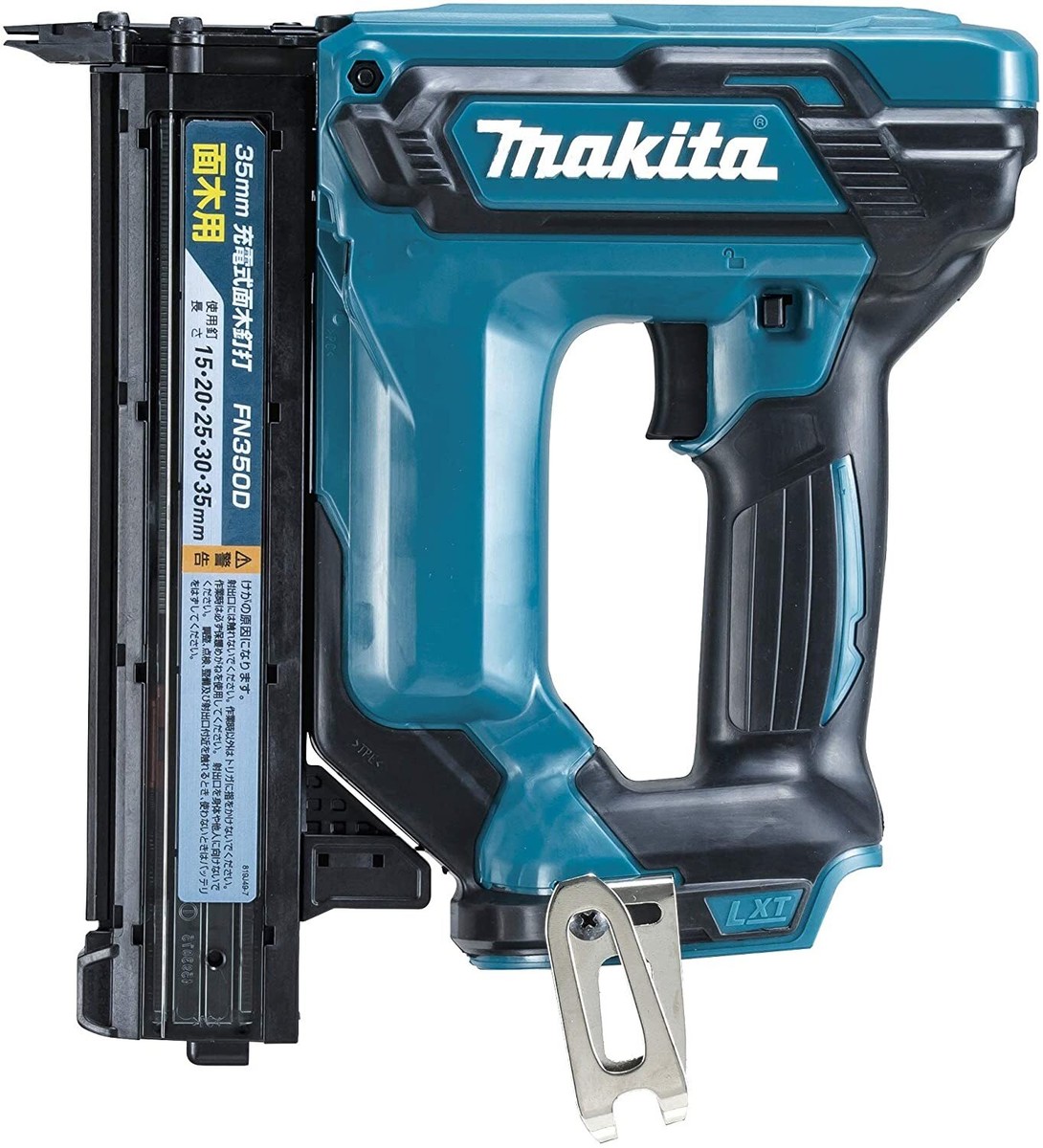 FN350DZK Makita 18V Cordless Nail Gun Faceted Wood Nail Hat 35mm  