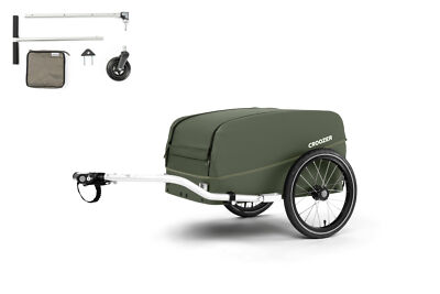 Croozer Cargo Kalle Lastenanhnger Transportanhnger + Bollerwagen Set |  eBay