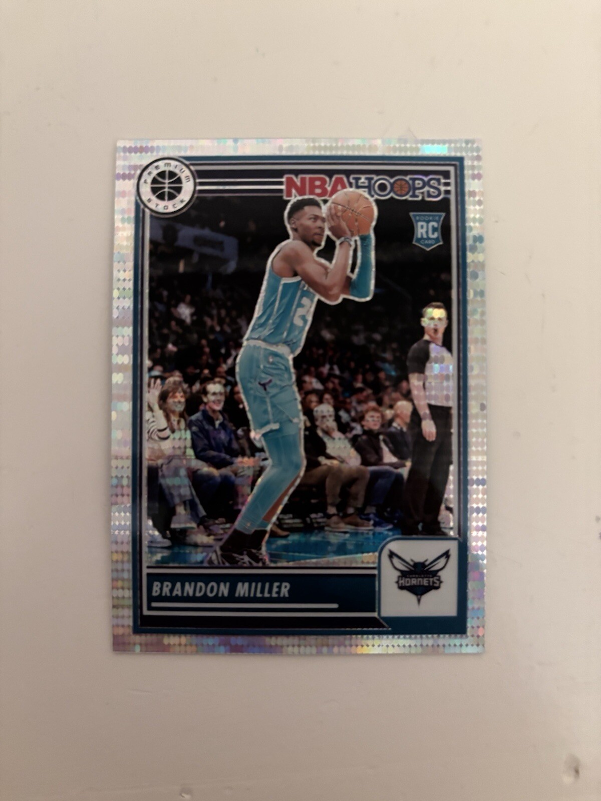 2023-24 Panini NBA Hoops Premium Stock - Pulsar Prizm #245 Brandon Miller (RC)