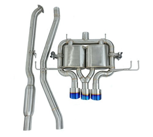 Fits Honda Civic Type-R 2017-2019 Stainless Steel Catback Exhaust with Valves - Picture 2 of 8