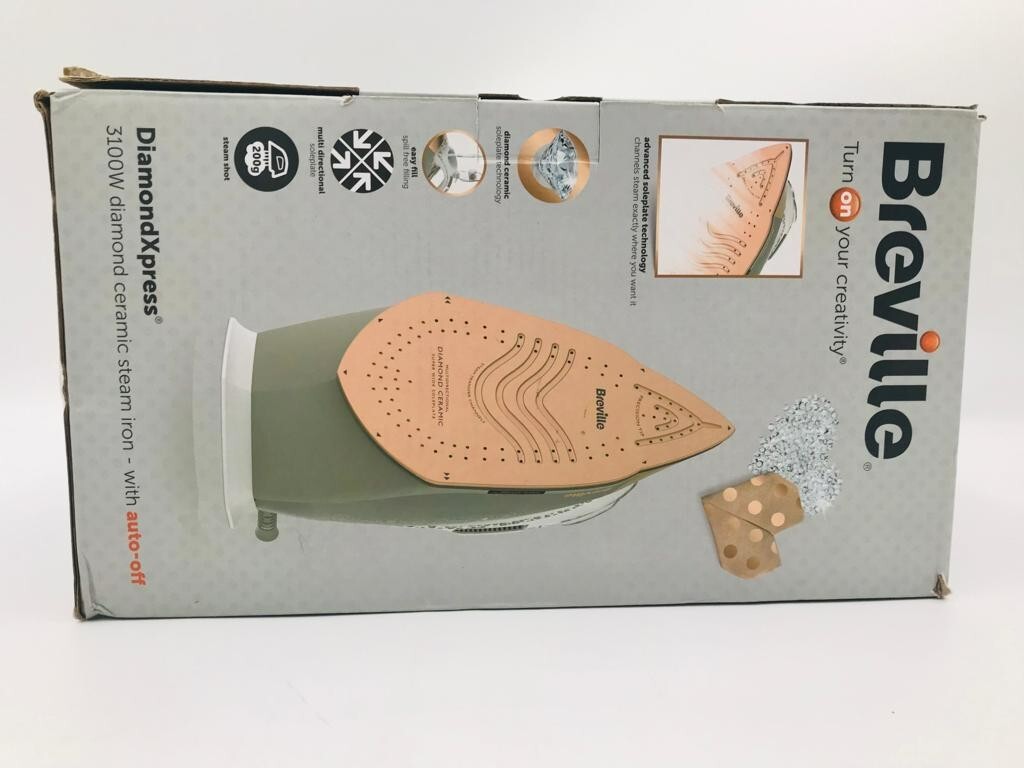 Breville DiamondXpress 3100W Ceramic Steam Iron VIN401, 45 OFF