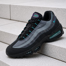 Nike Air Max 95 Og Big Bubble Black Grape Iq7601-010 Men's Size New