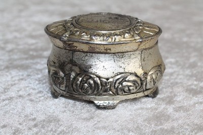 Antike Zeppelin Friedrichshafen Jugendstil Kästchen Schatulle Schmucktruhe 1900
