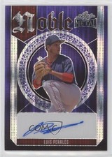 2023 Leaf Metal Noble Purple Pulsar /4 Luis Perales #N-LP1 Auto 00gy