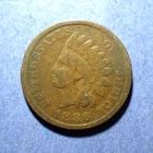 1886 Type 1 Indian Cent  Good