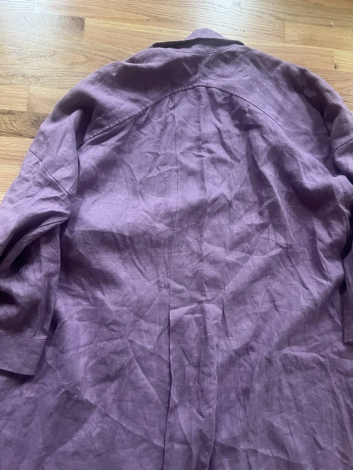 Doroteyya Tsarska Linen Duster Coat - Image 4 of 4