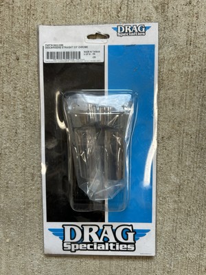 Drag Specialties Chrome 3.5'' Straight Risers 0602-0399