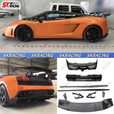 Front Bumper Rear Diffuser Half Carbon For 09+Lamborghini Gallardo LP550 560 570