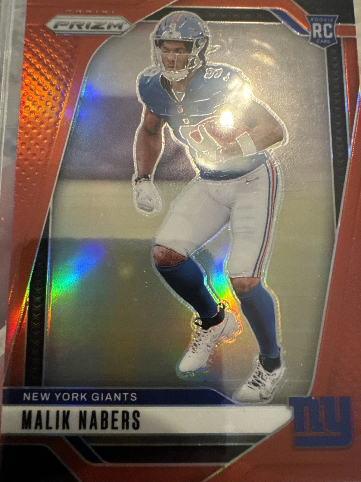 MALIK NABERS RC ROOKIE 2024 Panini Prizm #370 Red Prizm SSP COLOR MATCH 🔥