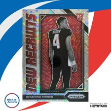2022 Panini Prizm Desmond Ridder New Recruits No Huddle Prizms Atlanta Falcons