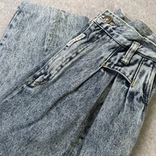 Vintage 80's Bugle Boy Jeans Denim Acid Stone Wash Jeans Size 7
