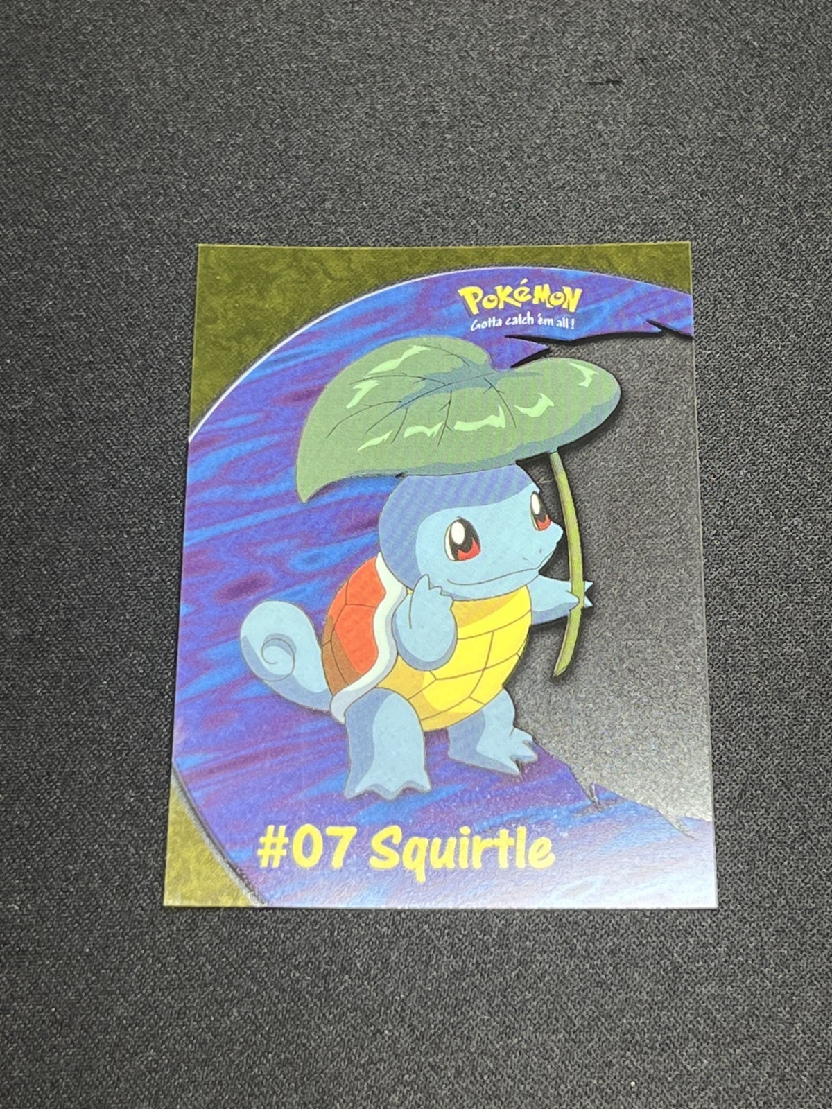 2000 Topps Pokémon TV Animation Clear #PC4 Squirtle NM