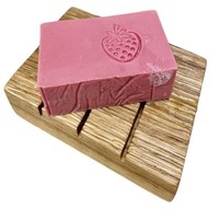 Geschenkset Seifenablage + Seife Bergamotte Ingwer Seifenhalter Seifenschale