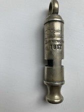 Rare 1917 Alfred DeCourcey Manufactured Military/Police Whistle Slight Damage