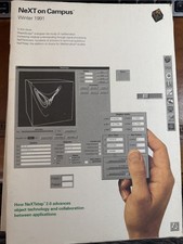 NeXT On Campus Win 91 40p NeXTstep Magazine N...