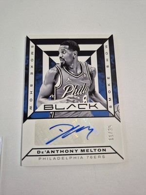 2023 Panini Black De Anthony Melton Smoke Show Signatures Auto #/35