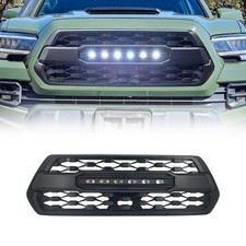 Front Mesh Grille Bumper Grill Wled Off-road Lights For 2016-2023 Toyota Tacoma Front Mesh Grille Bumper Grill Wled Off-road Lights For 2016-2023 Toyota Tacoma