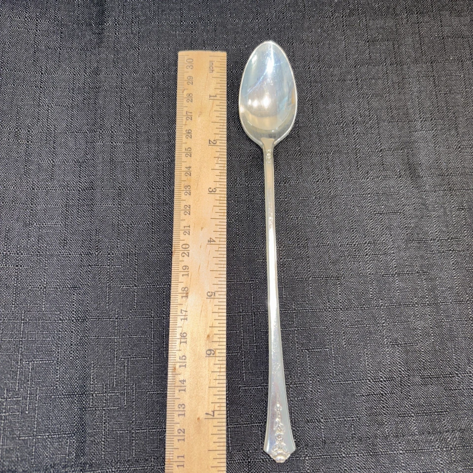 5 чайных ложек со льдом СТОЛОВЫЕ ПРИБОРЫ HOLMES & EDWARDS CENTURY ПОСЕРЕБРЕННЫЕ - Изображение 3 из 3