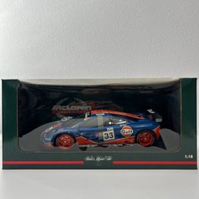 PMA MINICHAMPS 1/18 McLaren F1 GTR BMW Motorsport 24h Le Mans 1996 #33 Gulf