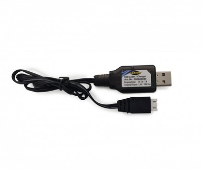 Carson 500606089 - USB-Lader 7,4V/1000mAh Li-Ion XHP-Steck. - Neu