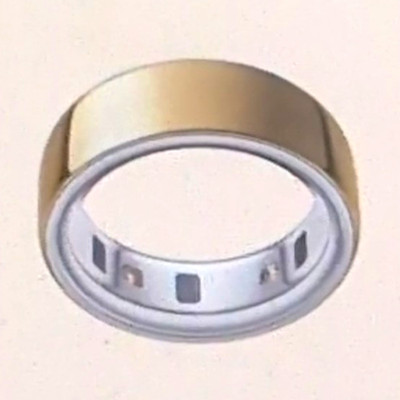 ŌURA Oura Ring 4 Gold Size 8 Activity Tracker Bluetooth iOS Android