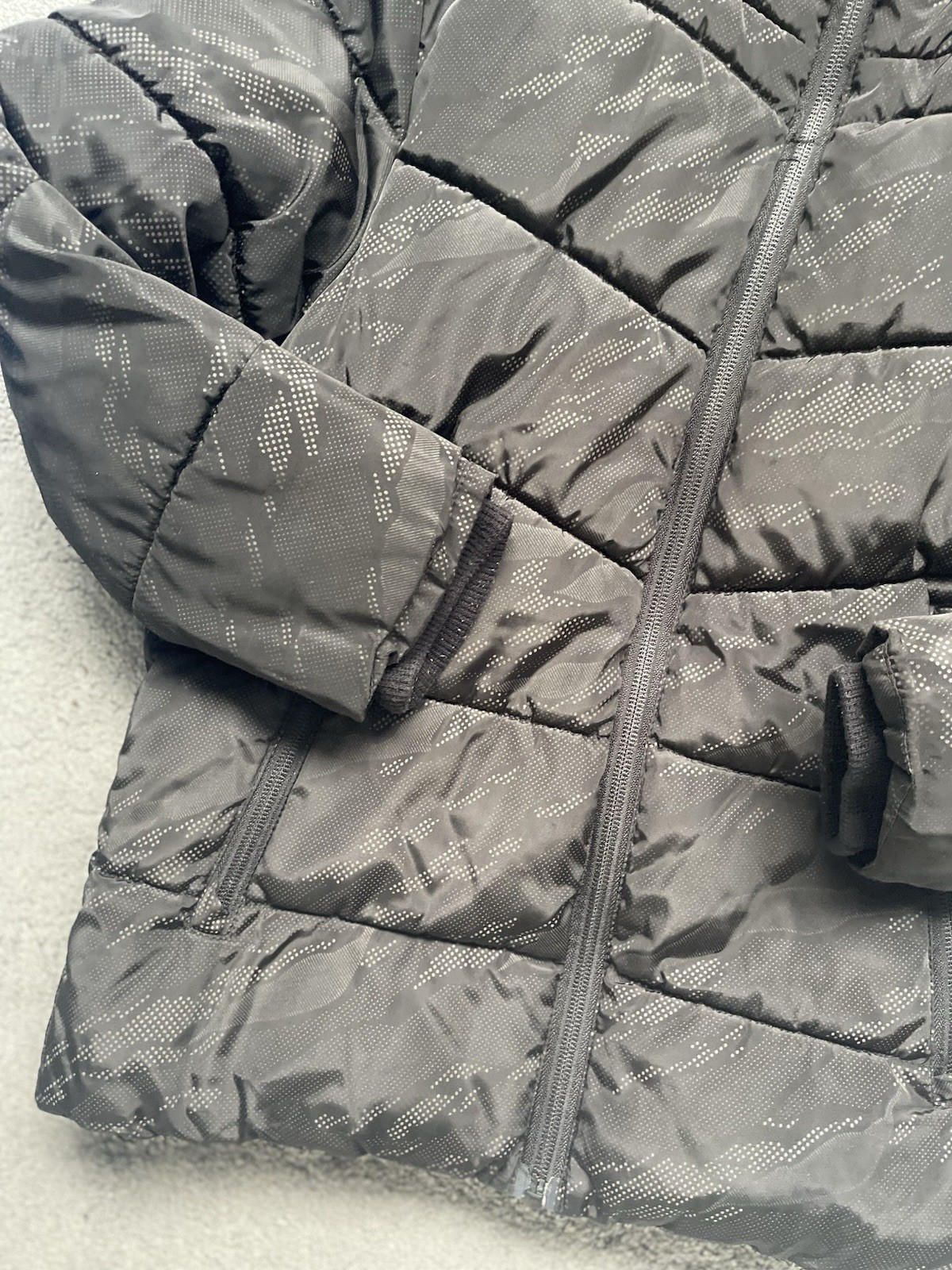 Asda George Boys Camo Camouflage Puffer Puffa Coat Jacket 7-8y image 3