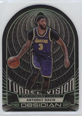 2019 Panini Obsidian Tunnel Vision Electric Etch Green 20/25 Anthony Davis hs9