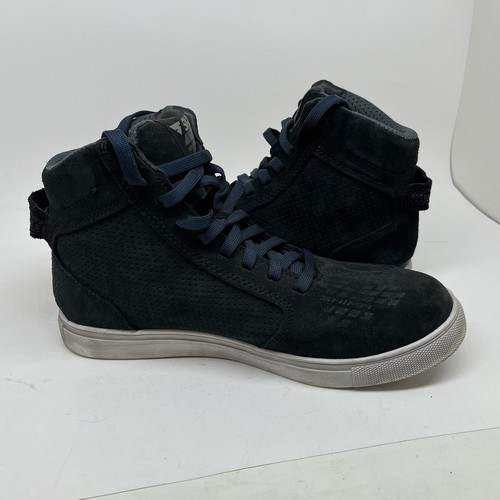 SHIMA SX-2 EVO Motorcycle Shoes Women’s Sz EU 41 US 9.5 Navy Blue Black Suede - Bild 13 von 20
